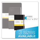 TOPS Idea Collective Journal, Hardcover with Elastic Closure, 1 Subject, Wide/Legal Rule, Black Cover, 5.5 x 3.5, 96 Sheets