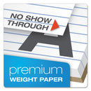 Ampad Gold Fibre Writing Pads, Wide/Legal Rule, 50 White 8.5 x 11.75 Sheets, 4/Pack