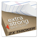 Ampad Gold Fibre Writing Pads, Wide/Legal Rule, 50 White 8.5 x 11.75 Sheets, 4/Pack