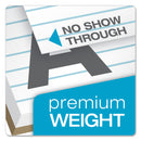 TOPS Docket Gold Ruled Perforated Pads, Wide/Legal Rule, 50 White 8.5 x 11.75 Sheets, 12/Pack