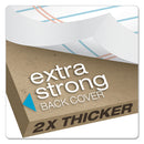 TOPS Docket Gold Ruled Perforated Pads, Wide/Legal Rule, 50 White 8.5 x 11.75 Sheets, 12/Pack