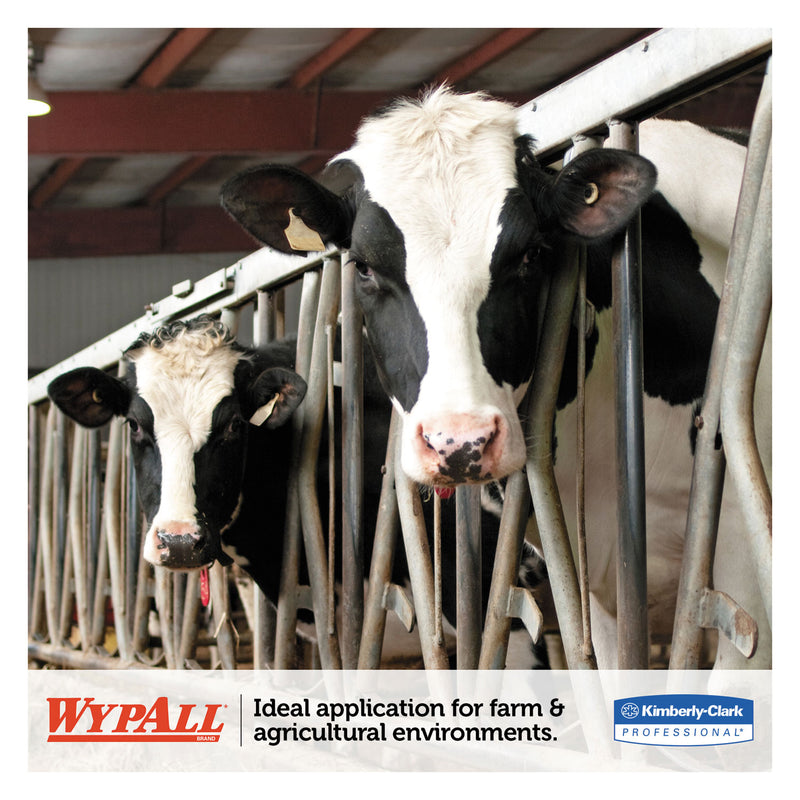 WypAll L10 SANI-PREP Dairy Towels, POP-UP Box, 1-Ply, 10.25 x 10.5, 110/Pack, 18 Packs/Carton