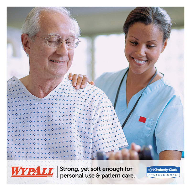 WypAll L30 Towels, POP-UP Box, 16.4 x 9.8, White, 100/Box, 8 Boxes/Carton