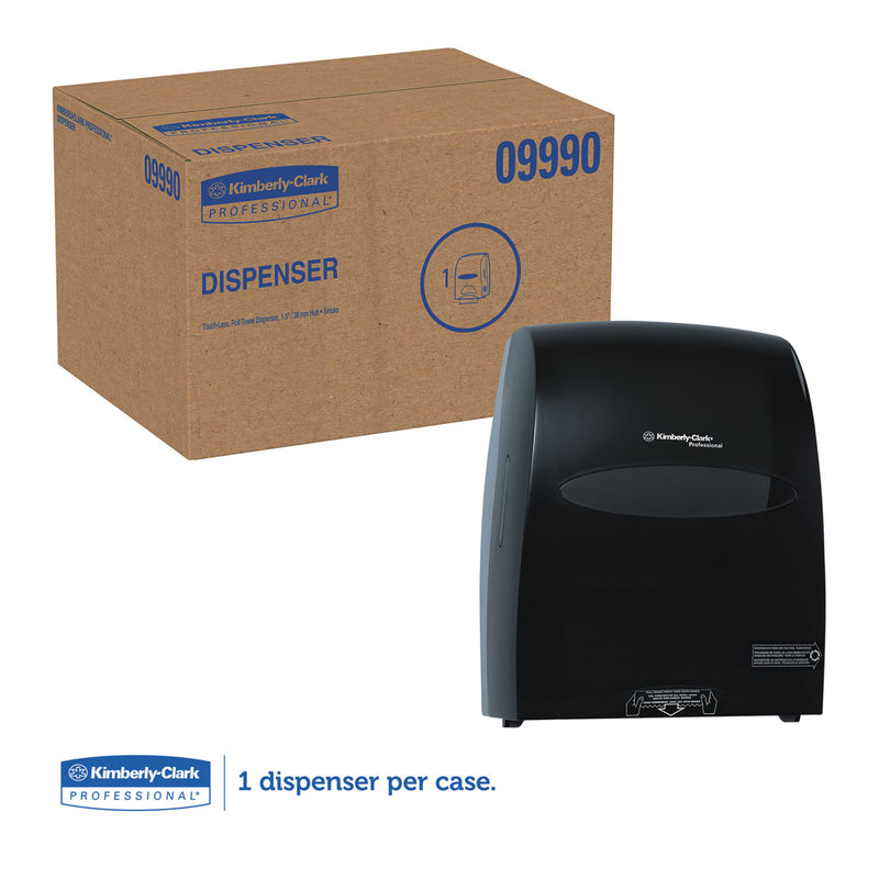 Kimberly-Clark Professional* Sanitouch Hard Roll Towel Disp, 12.63 x 10.2 x 16.13, Smoke