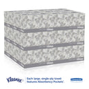 Kleenex Hand Towels, Pop-Up Box, Cloth, 1-Ply, 9 x 10.5, White, 120/Box, 18 Boxes/Carton