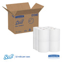 Scott Essential Hard Roll Towels for Business, Absorbency Pockets, 1.5" Core, 8" x 800 ft, White, 12 Rolls/Carton