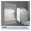 Scott Pro Coreless Jumbo Roll Tissue Dispenser, EZ Load, 14.38 x 6 x 9.75, Stainless Steel