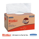WypAll L10 Towels, POP-UP Box, 1-Ply, 9 x 10.5, White, 125/Box, 18 Boxes/Carton