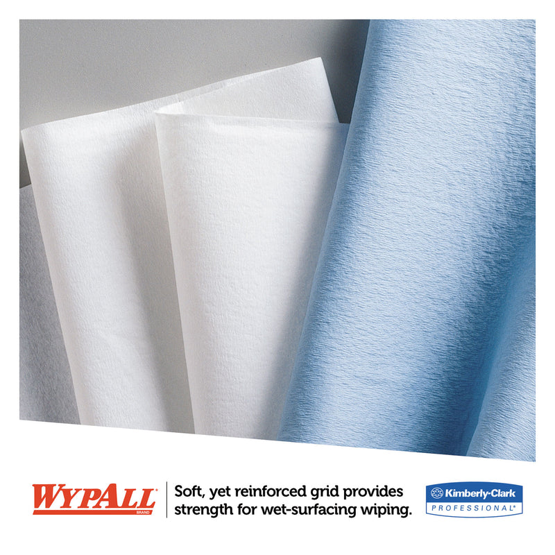 WypAll L30 Towels, POP-UP Box, 10 x 9.8, White, 120/Box, 10 Boxes/Carton