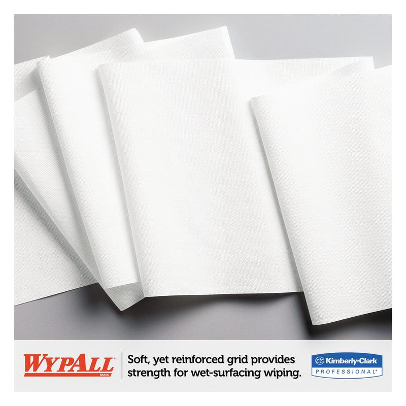 WypAll L30 Towels, Center-Pull Roll, 9.8 x 15.2, White, 300/Roll, 2 Rolls/Carton