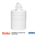 WypAll L30 Towels, Center-Pull Roll, 9.8 x 15.2, White, 300/Roll, 2 Rolls/Carton