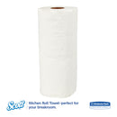 Scott Kitchen Roll Towels, 11 x 8.75, White, 128/Roll, 20 Rolls/Carton