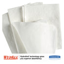 WypAll General Clean X60 Cloths, 1/4 Fold, 12.5 x 13, White, 76/Box, 12 Boxes/Carton