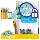 Swiffer Dusters Refill, Dust Lock Fiber, Unscented, Light Blue, 10/Box
