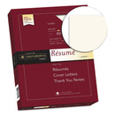 Southworth 100% Cotton Resume Paper, 32 lb Bond Weight, 8.5 x 11, Ivory, 100/Pack