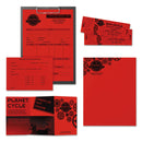Astrobrights Color Paper, 24 lb Bond Weight, 8.5 x 11, Re-Entry Red, 500 Sheets/Ream