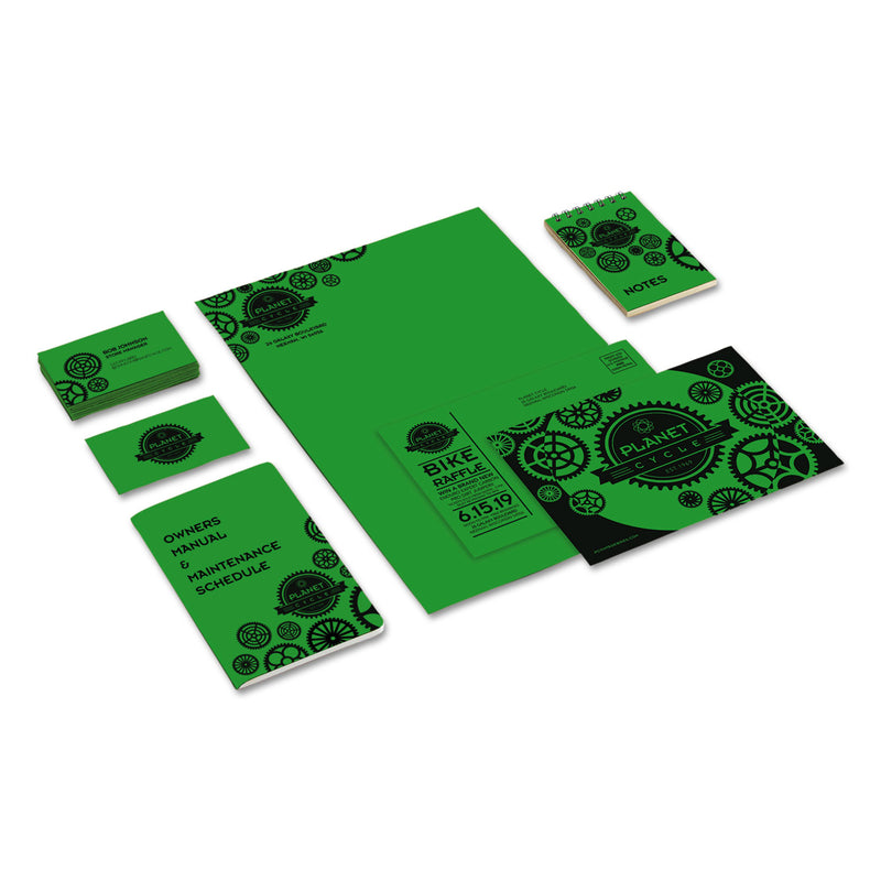 Astrobrights Color Cardstock, 65 lb Cover Weight, 8.5 x 11, Gamma Green, 250/Pack