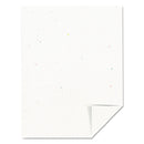 Astrobrights Color Cardstock, 65 lb Cover Weight, 8.5 x 11, Stardust Flecked White, 250/Pack