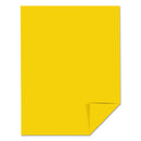 Astrobrights Color Cardstock, 65 lb Cover Weight, 8.5 x 11, Solar Yellow, 250/Pack