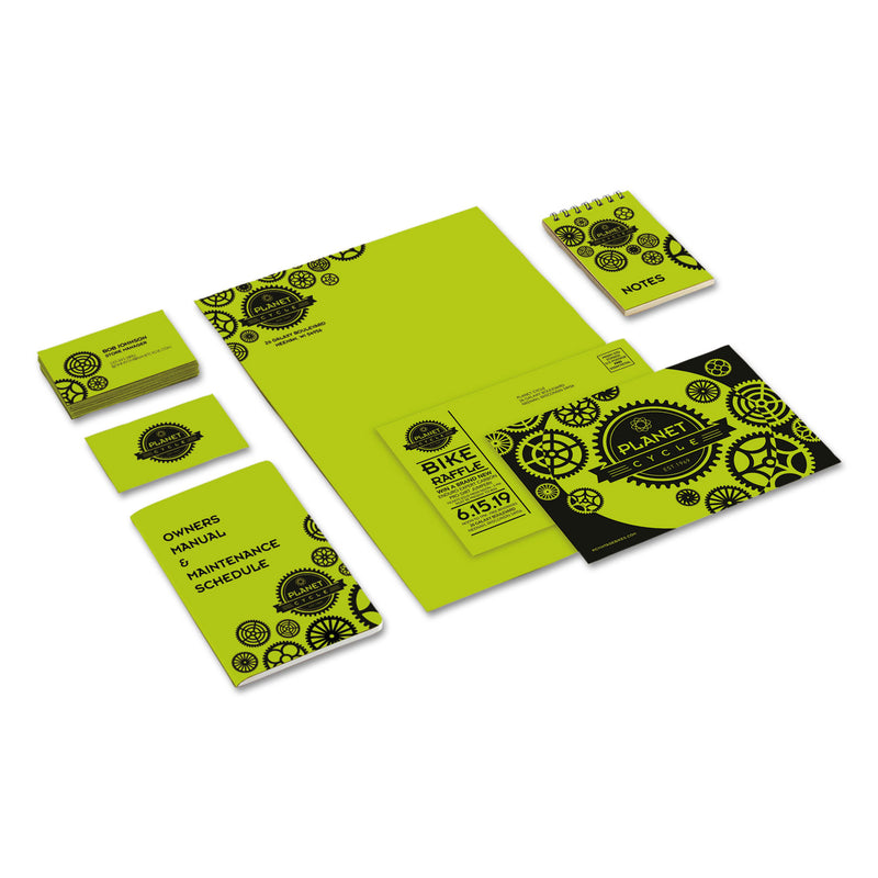 Astrobrights Color Cardstock, 65 lb Cover Weight, 8.5 x 11, Terra Green, 250/Pack