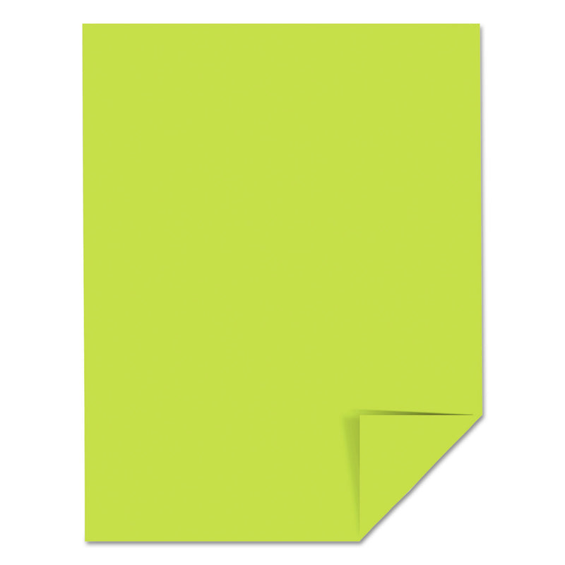 Astrobrights Color Cardstock, 65 lb Cover Weight, 8.5 x 11, Vulcan Green, 250/Pack