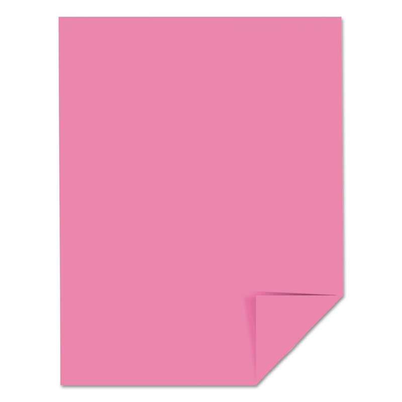 Astrobrights Color Cardstock, 65 lb Cover Weight, 8.5 x 11, Pulsar Pink, 250/Pack
