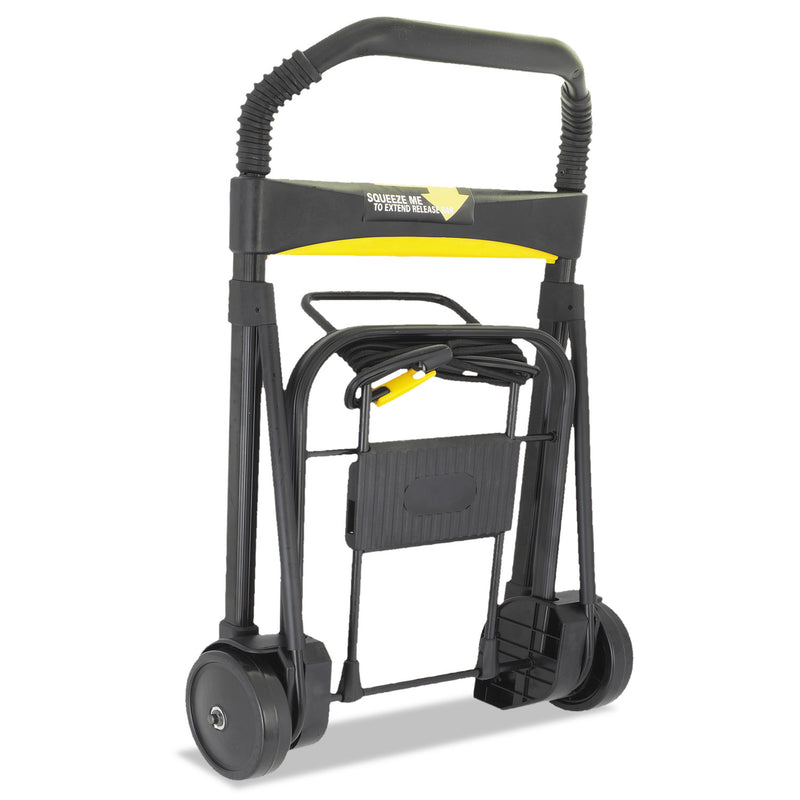 Kantek Ultra-Lite Folding Cart, 250 lb Capacity, 11 x 13.25 Platform, Black