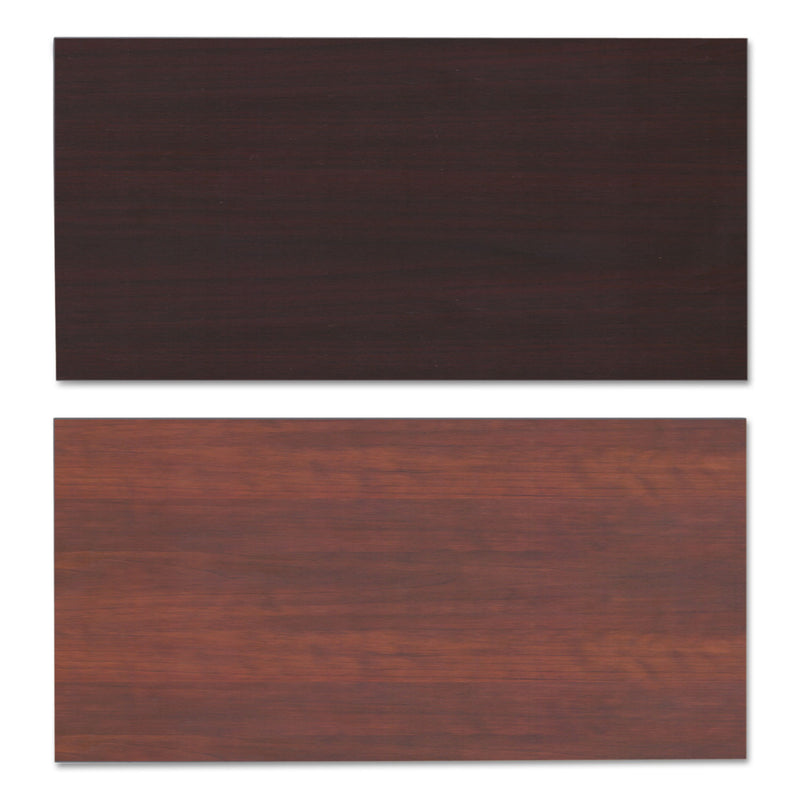 Alera Reversible Laminate Table Top, Rectangular, 59.38w x 29.5,Medium Cherry/Mahogany