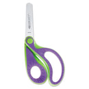 Westcott Ergo Jr. Kids' Scissors, Rounded Tip, 5" Long, 1.5" Cut Length, Randomly Assorted Offset Handles
