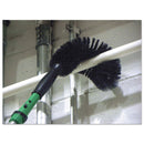 Unger StarDuster Pipe Brush, Green Polypropylene Bristles, 7.5" Brush, 6" Black Plastic Handle