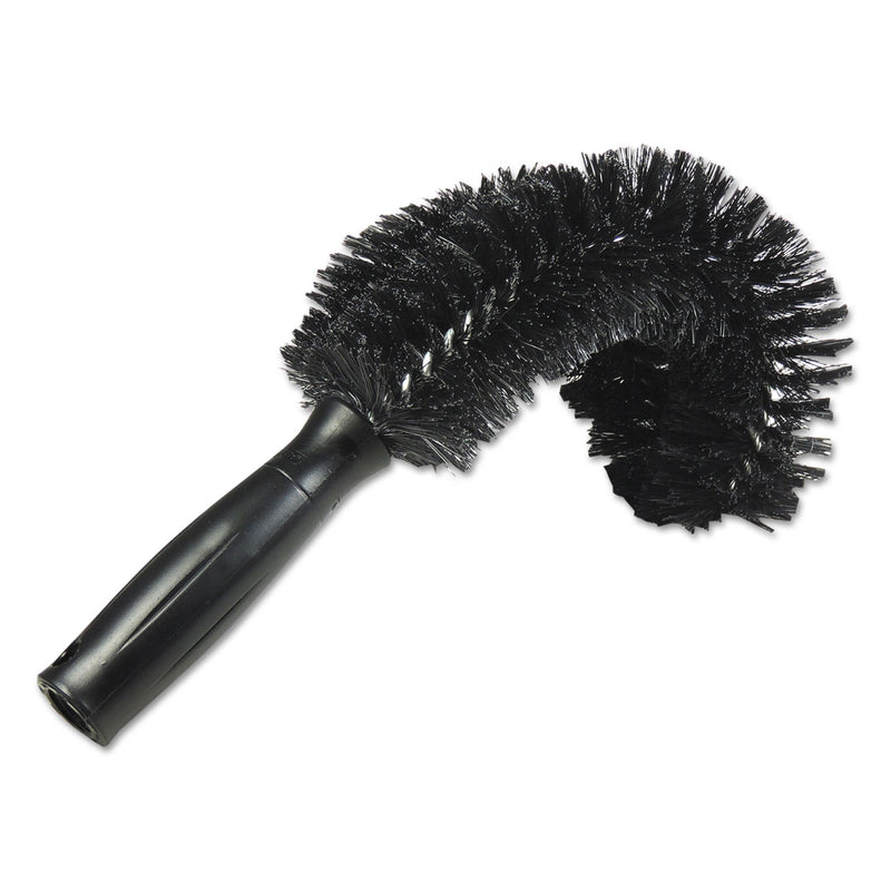 Unger StarDuster Pipe Brush, Green Polypropylene Bristles, 7.5" Brush, 6" Black Plastic Handle