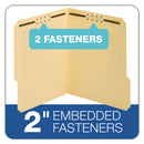 Pendaflex Top Tab Fastener Folder, 2 Fasteners, Letter Size, Manila Exterior, 50/Box