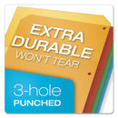 Cardinal Poly Ring Binder Pockets, 8.5 x 11, Assorted Colors, 5/Pack