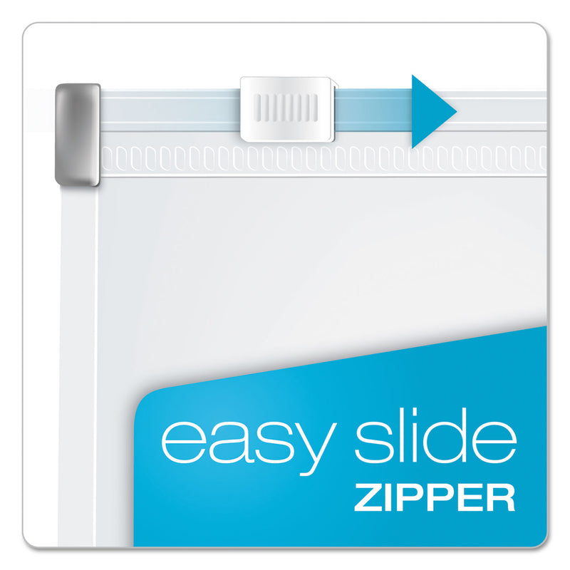 Cardinal Expanding Zipper Binder Pockets, 8.5 x 11, Clear, 3/Pack