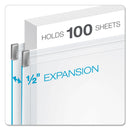 Cardinal Expanding Zipper Binder Pockets, 8.5 x 11, Clear, 3/Pack