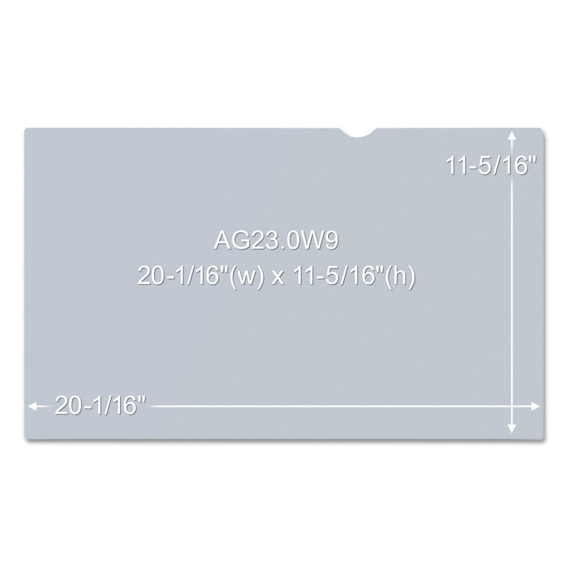 3M Antiglare Frameless Filter for 23" Widescreen Monitor, 16:9 Aspect Ratio