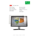 3M Antiglare Frameless Filter for 23" Widescreen Monitor, 16:9 Aspect Ratio