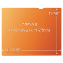 3M Gold Frameless Privacy Filter for 19" Monitor