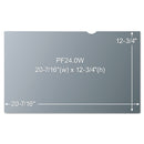 3M Frameless Blackout Privacy Filter for 24" Widescreen Monitor, 16:10 Aspect Ratio