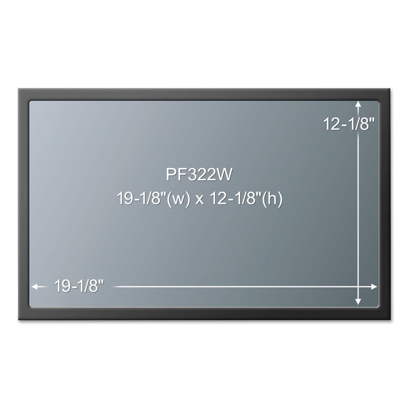 3M Framed Desktop Monitor Privacy Filter for Widescreen 21.5"-22" LCD/21" CRT 16:10