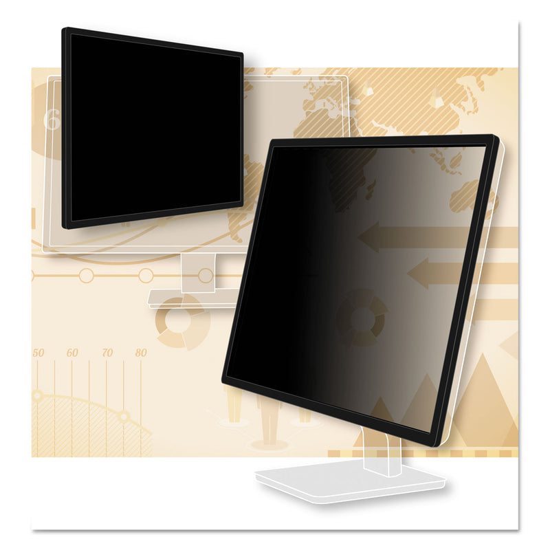 3M Frameless Blackout Privacy Filter for 27" Widescreen Monitor, 16:9 Aspect Ratio
