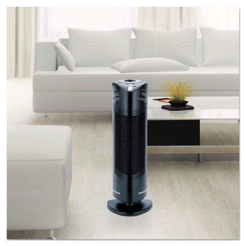 Ionic Pro Compact Ionic Air Purifier, 250 sq ft Room Capacity, Black