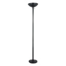 Alera Torchier Floor Lamp, 12.5"w x 12.5"d x 72"h, Matte Black