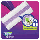 Swiffer WetJet System Refill Cloths, 11.3" x 5.4", White, 24/Box, 4/Carton