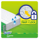 Swiffer Wet Refill Cloths, 10 x 8, Open Window Fresh, Cloth, White, 12/Tub