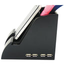 Victor Smart Charge Pencil Cup with USB Charging Hub, Black