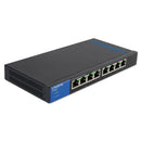 LINKSYS Business Desktop Gigabit PoE+ Switch, 8 Ports