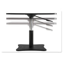 Victor DC230 Adjustable Laptop Stand, 21" x 13" x 12" to 15.75", Black, Supports 20 lbs