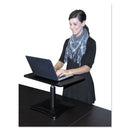 Victor DC230 Adjustable Laptop Stand, 21" x 13" x 12" to 15.75", Black, Supports 20 lbs
