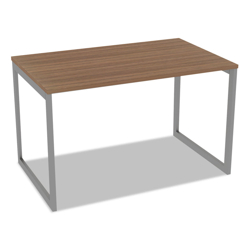 Alera Open Office Desk Series Adjustable O-Leg Desk Base, 47.25 to 70.78w x 29.5d x 28.5h, Silver